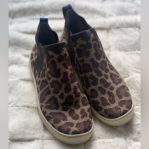 Rothy’s Leopard Print Slip-On Sneakers